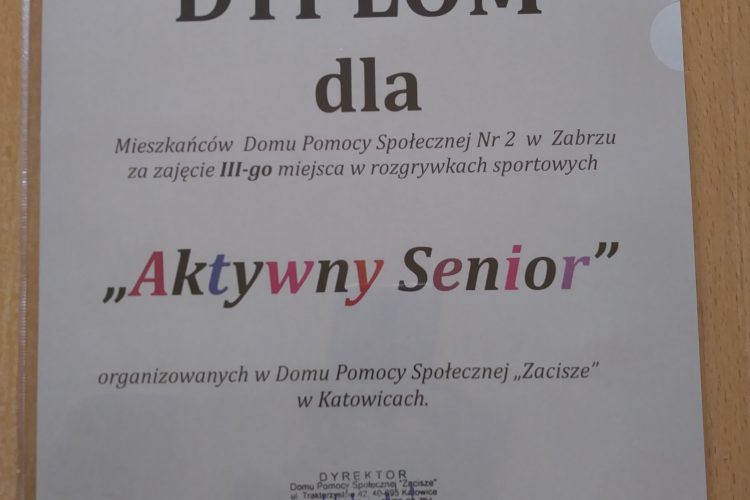 27.04.2018 Integracja pt. Aktywny Senior  w DPS „Zacisze” w Katowicach